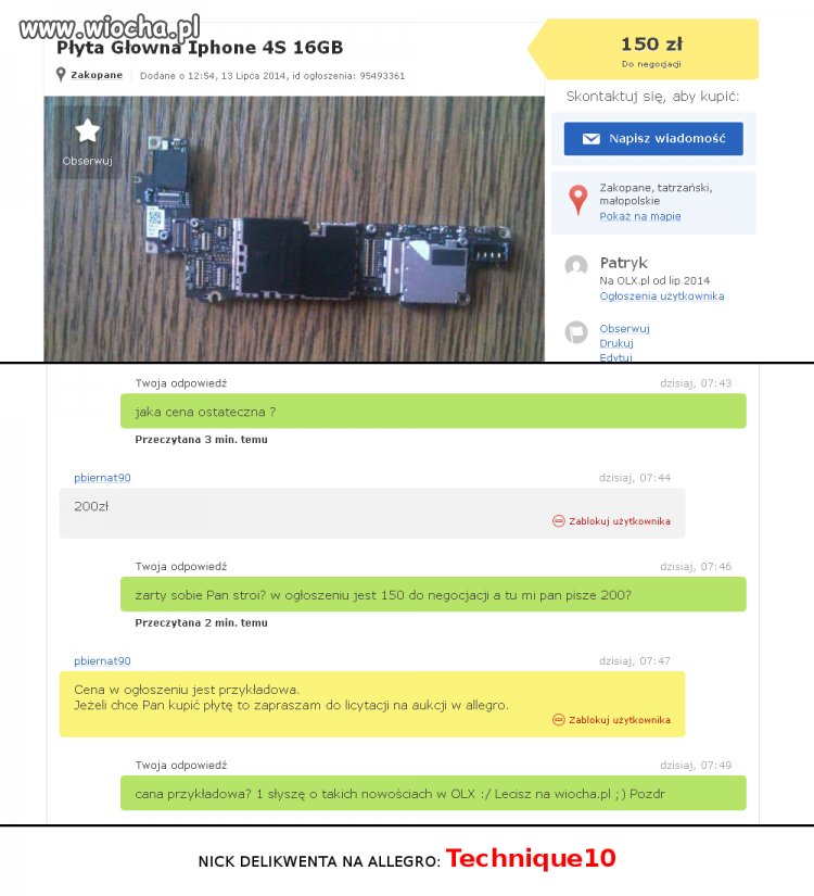 Przykładowa cena? WTF? 