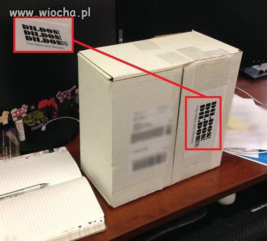 Nie ma jak to zamówienie "przesysyłki" do pracy,