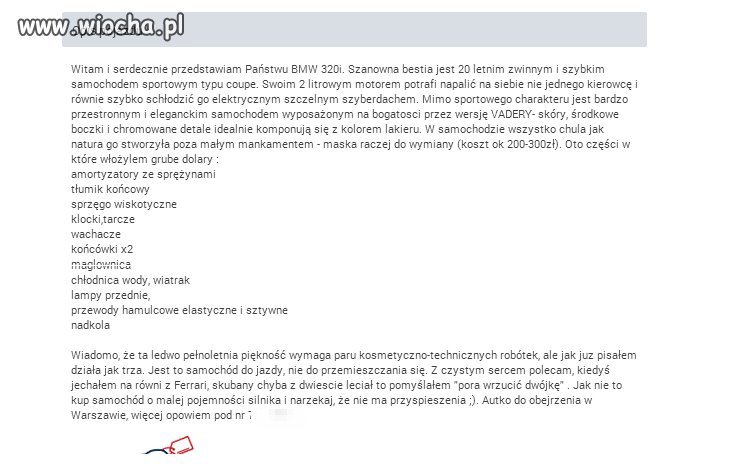 Właścicel ma specyficzne podejscie...