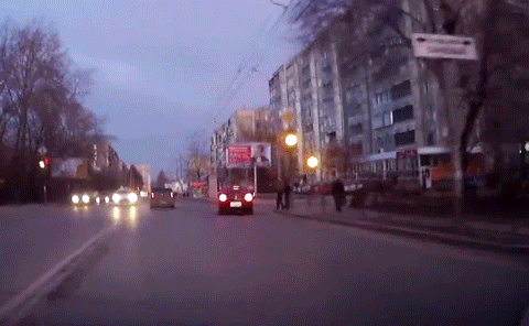 Rosyjski sposób na zatrzymanie na czerwonym świetl