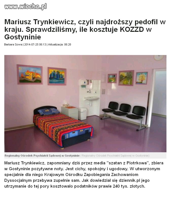 Chore i absurdalne, brak słów ...