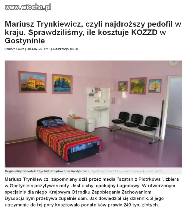Chore i absurdalne, brak słów ...