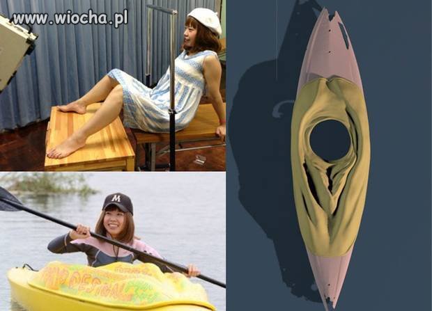 Z drukarką 3D zrobiła kajak