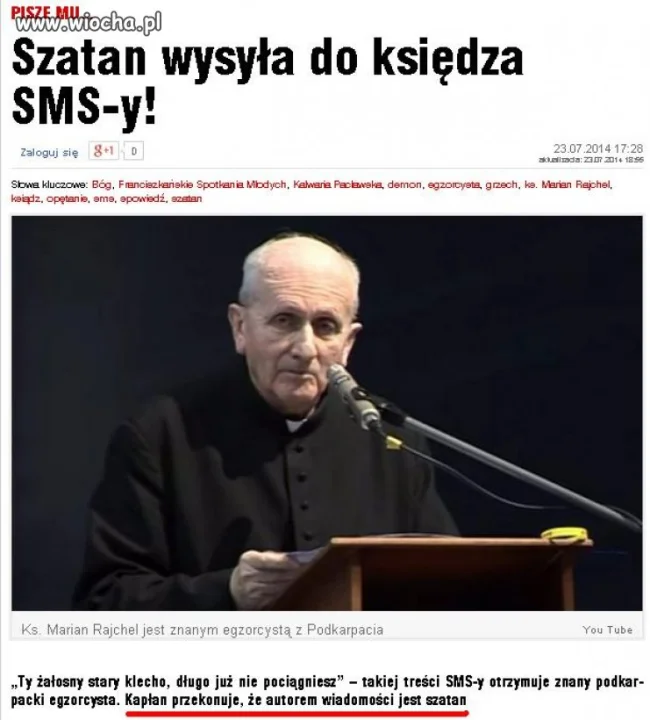 Szatan wysyła SMS-y