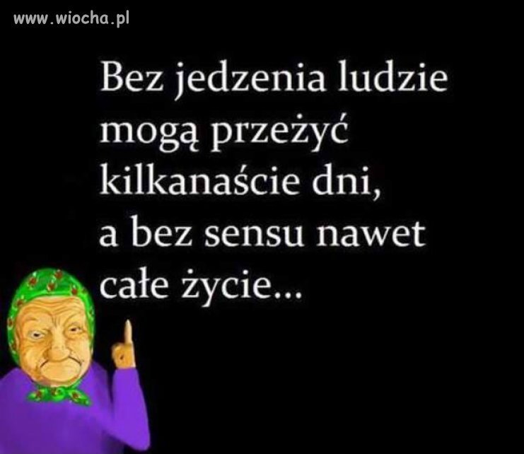 Babcia wie co gada