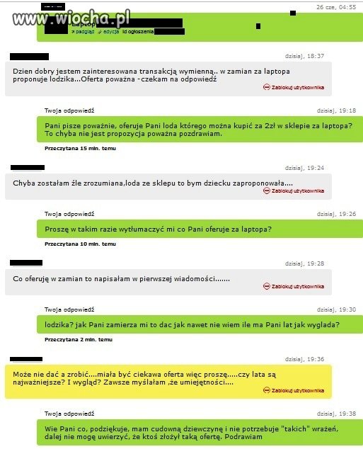 Zamienie lub sprzedam