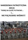 Nie korzystam z gazu i ...nie jem ruskich pierogów