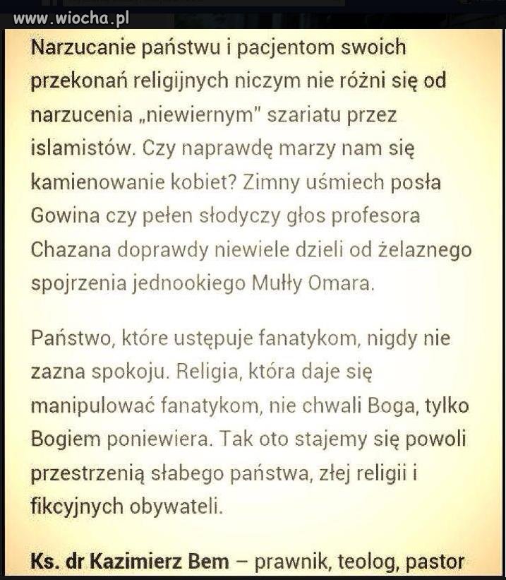 Czy tego chcemy? 