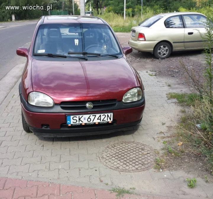Kolejny burak który nie potrafi parkować