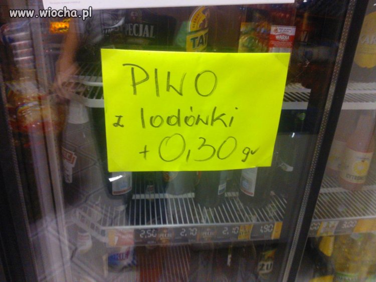 Kisielice Piwo z lodówki + 30 gr 