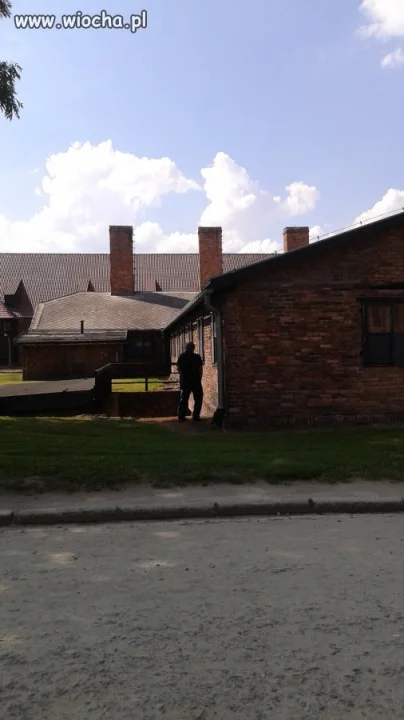 Koleś postanowił obszczać barak w Auschwitz