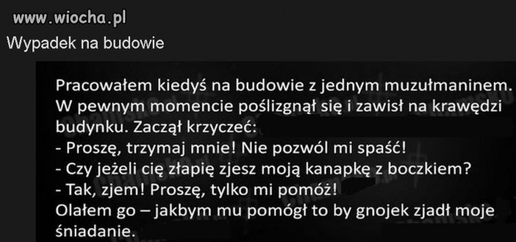 Pozwolę sobie dodać mały dowcip 