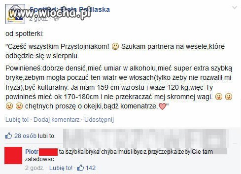 120 kg = skromna waga