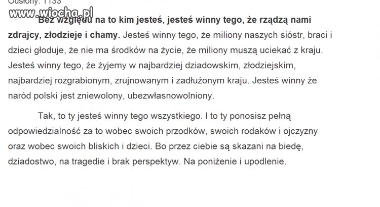 Moja wina , Twoja też !!!