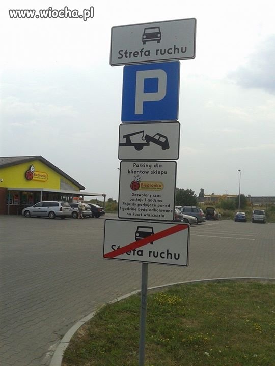 Strefa ruchu w Biedronce