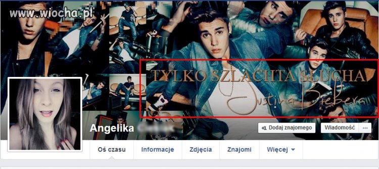Tylko szlachta słucha Justina Biebera