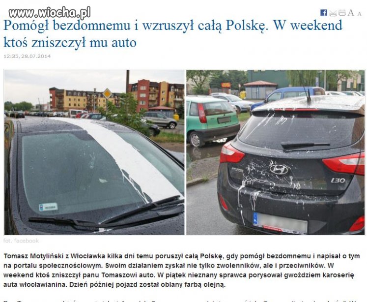 Pomógł bezdomnemu