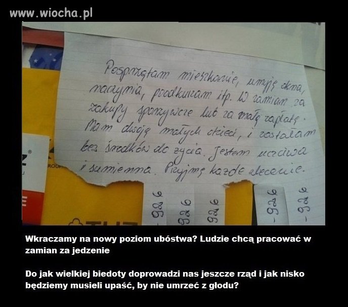 Smutne ogłoszenie