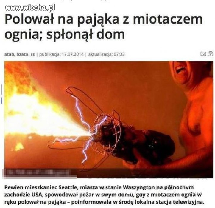 Jemu też ppajak zaszedł za skórę 