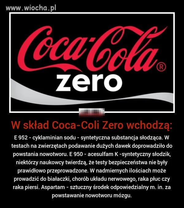 Coca Cola zero