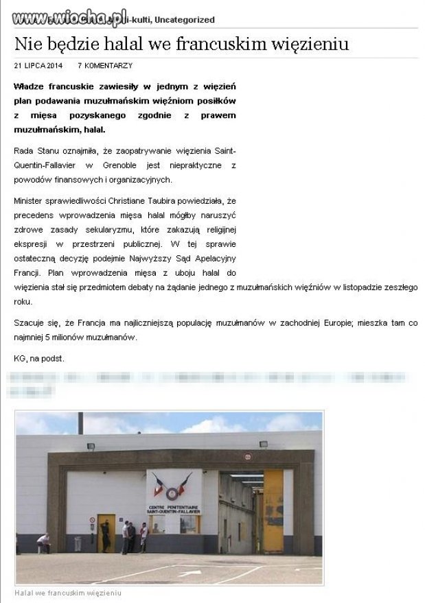 Bravo dla francuskich władz!