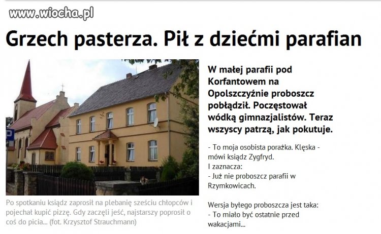 Swój chłop ...i flachę postawił...