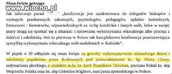 Msza święta za: