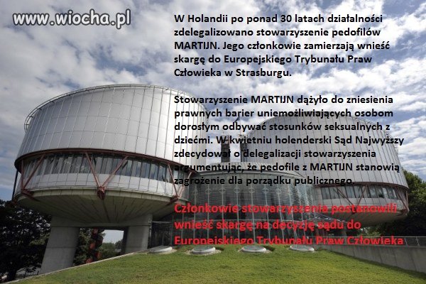 "Poszkodowani" pedofile skarżą się
