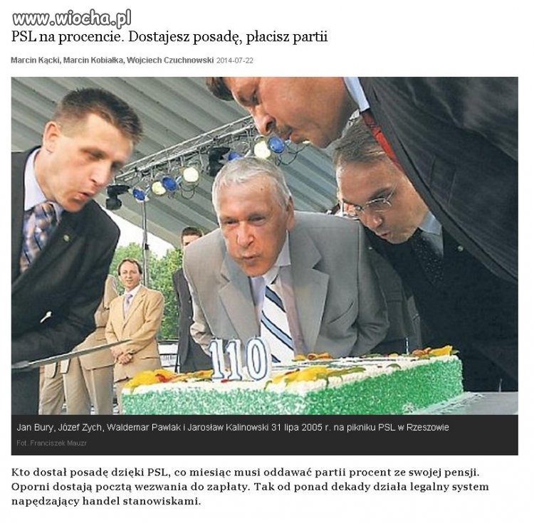 PSL to najgorsze polityczne dziadostwo
