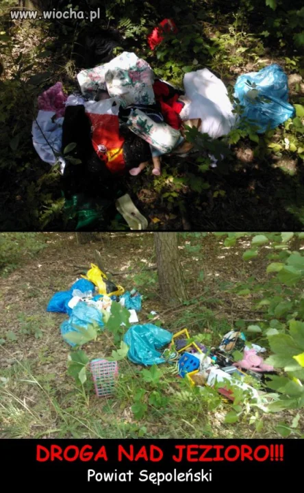 Droga nad jezioro