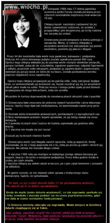Przez 44 dni katowali niewinną dziewczynę 