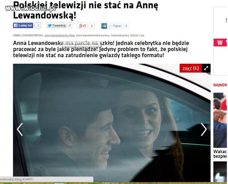 Wielka gwiazda wylansowana przez sławnego męża