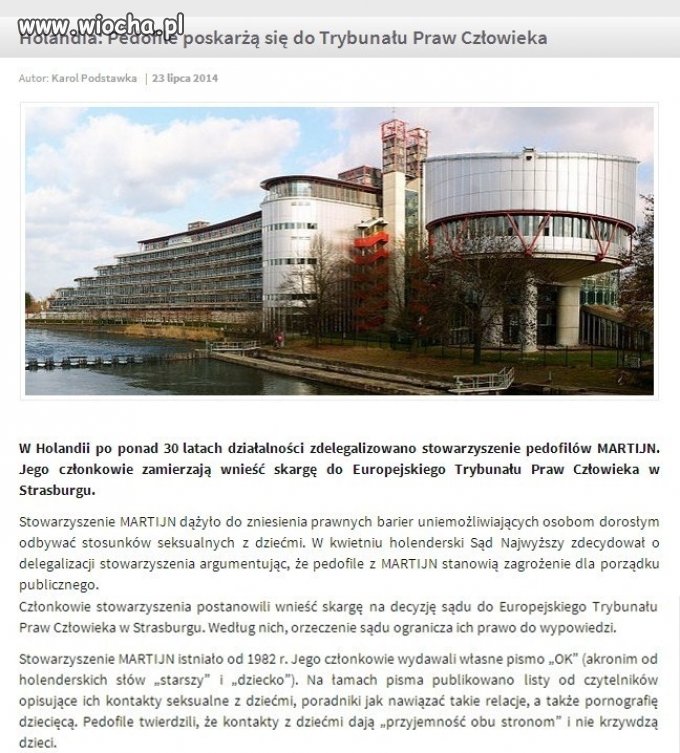 Pedofile skarżą się że ograniczono ich prawa!