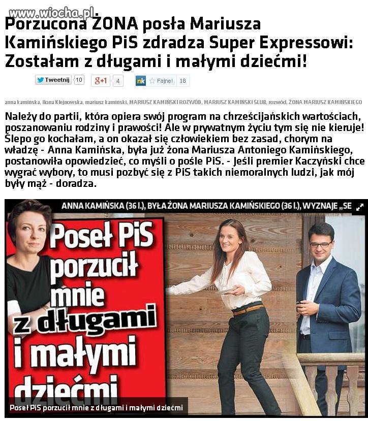 Została z długami i małymi dziećmi... 