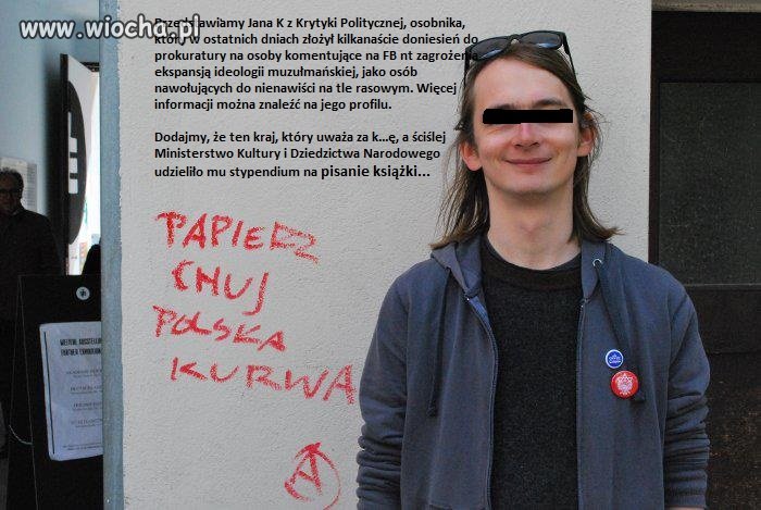Tak się lansuje lewacki obrońca muzułmanów