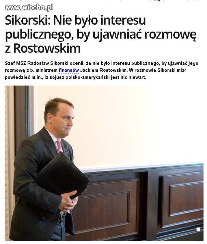 A od kiedy to on dba o interes publiczny? 