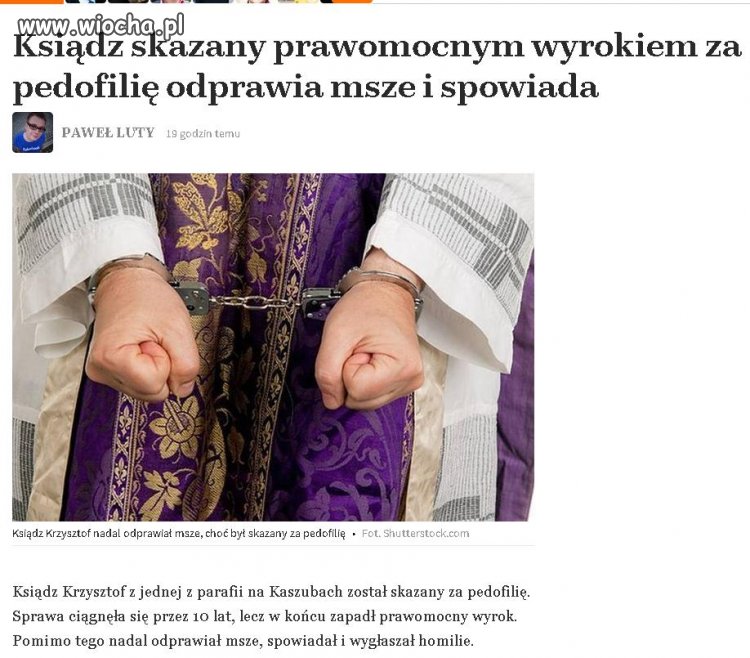 Jakie to uczucie spowiadać się pedofilowi? 