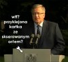 Godło też już czarno-białe