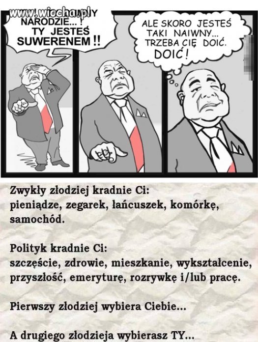 Typowy polityk...