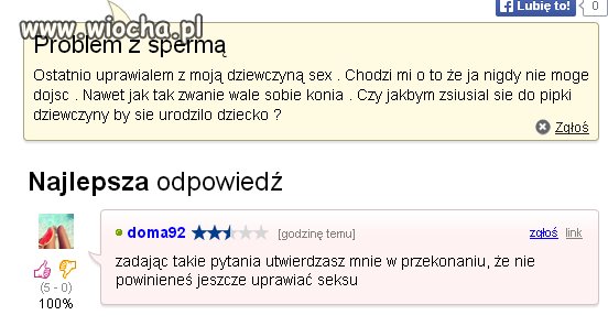 Ludzie czasem walą prosto z mostu 