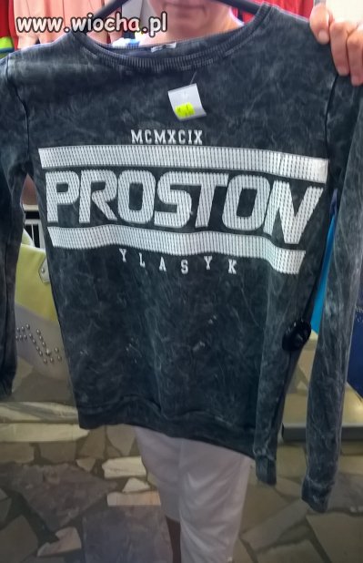 Chińska podróbka PROSTO 