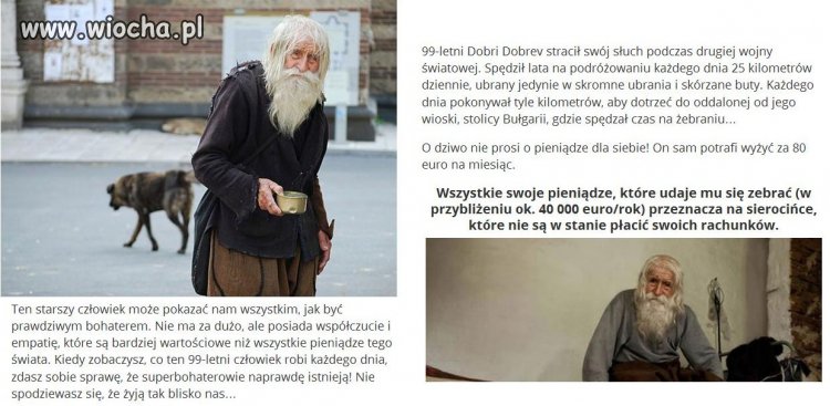 Dla większości żebrak to śmieć.