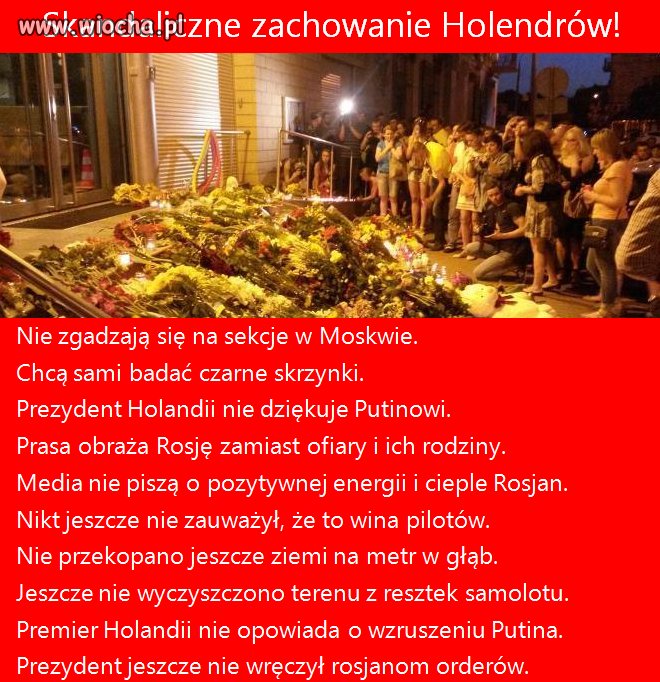 Tylko Polska przytakuje jak kukiełki.