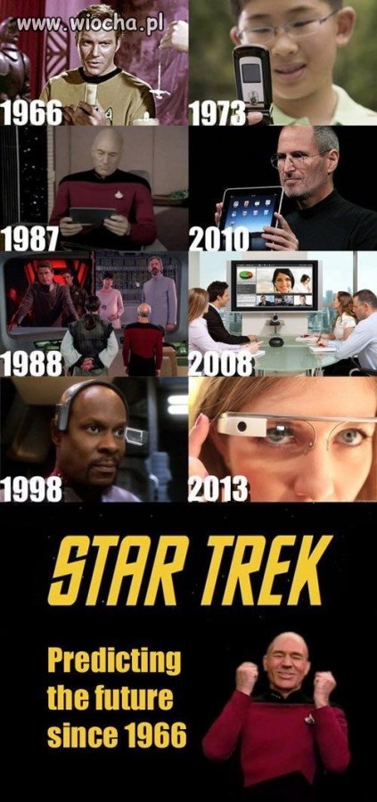 Star Trek przewidział przyszłość.