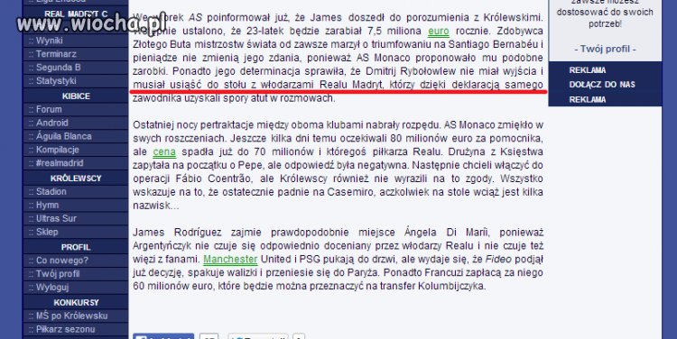 Nawet na takim serwisie...