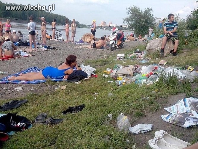 Chciałem napisać"Na łonie natury"