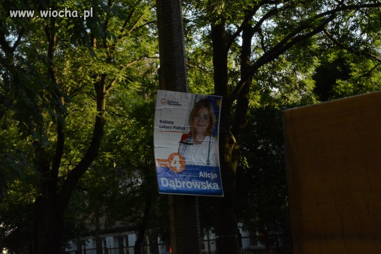 O wyborach już nikt nie pamięta a pani Ala wisi