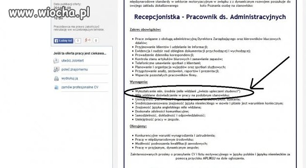 Mile widziani studenci z praktyką w zawodzie 