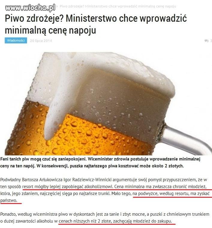 Czy te hieny dbają o nasze zdrowie, o młodzież? 