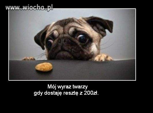 Zakupy z żoną.
